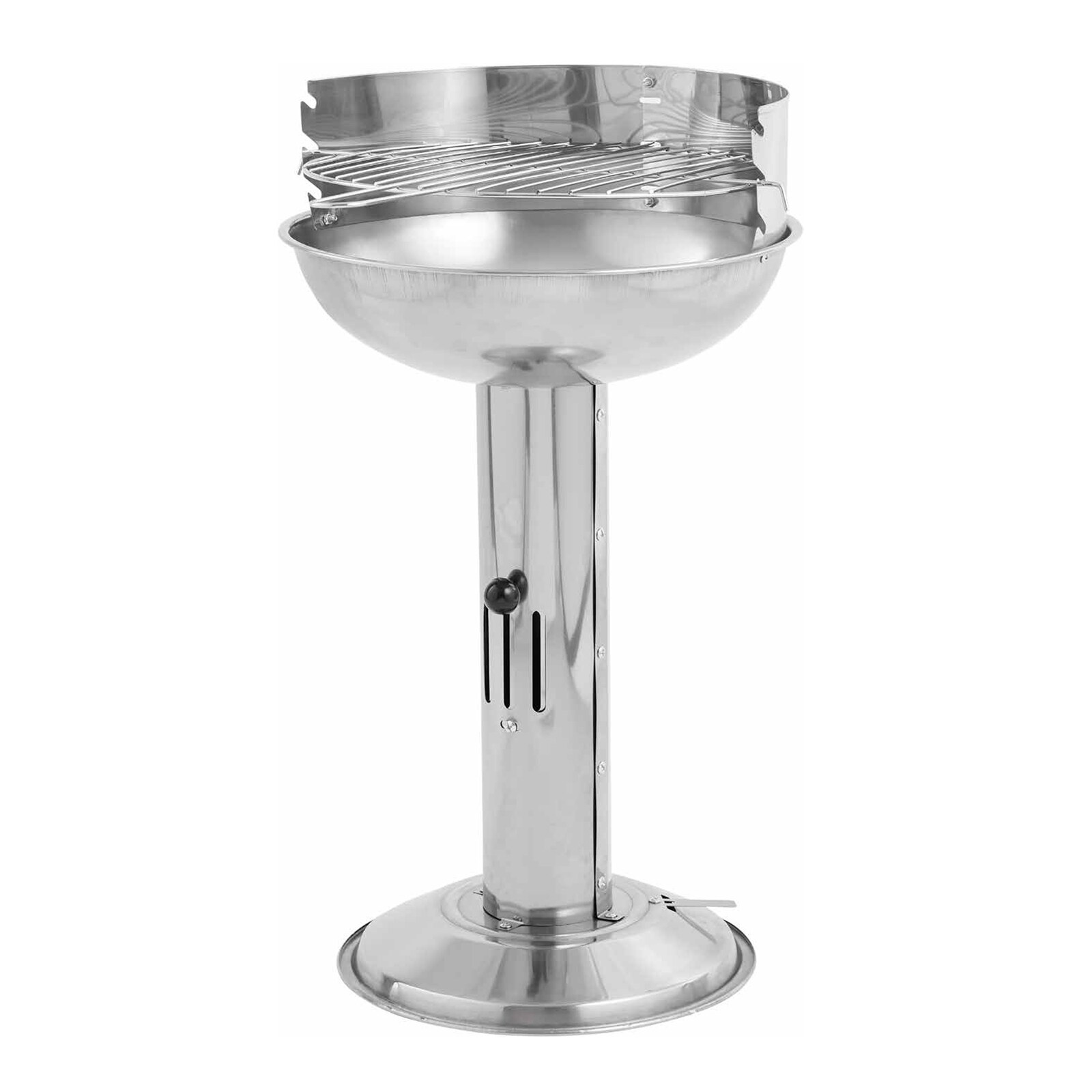 HTI-Living S&auml;ulengrill Rund &Oslash; 40 cm Holzkohlegrill 