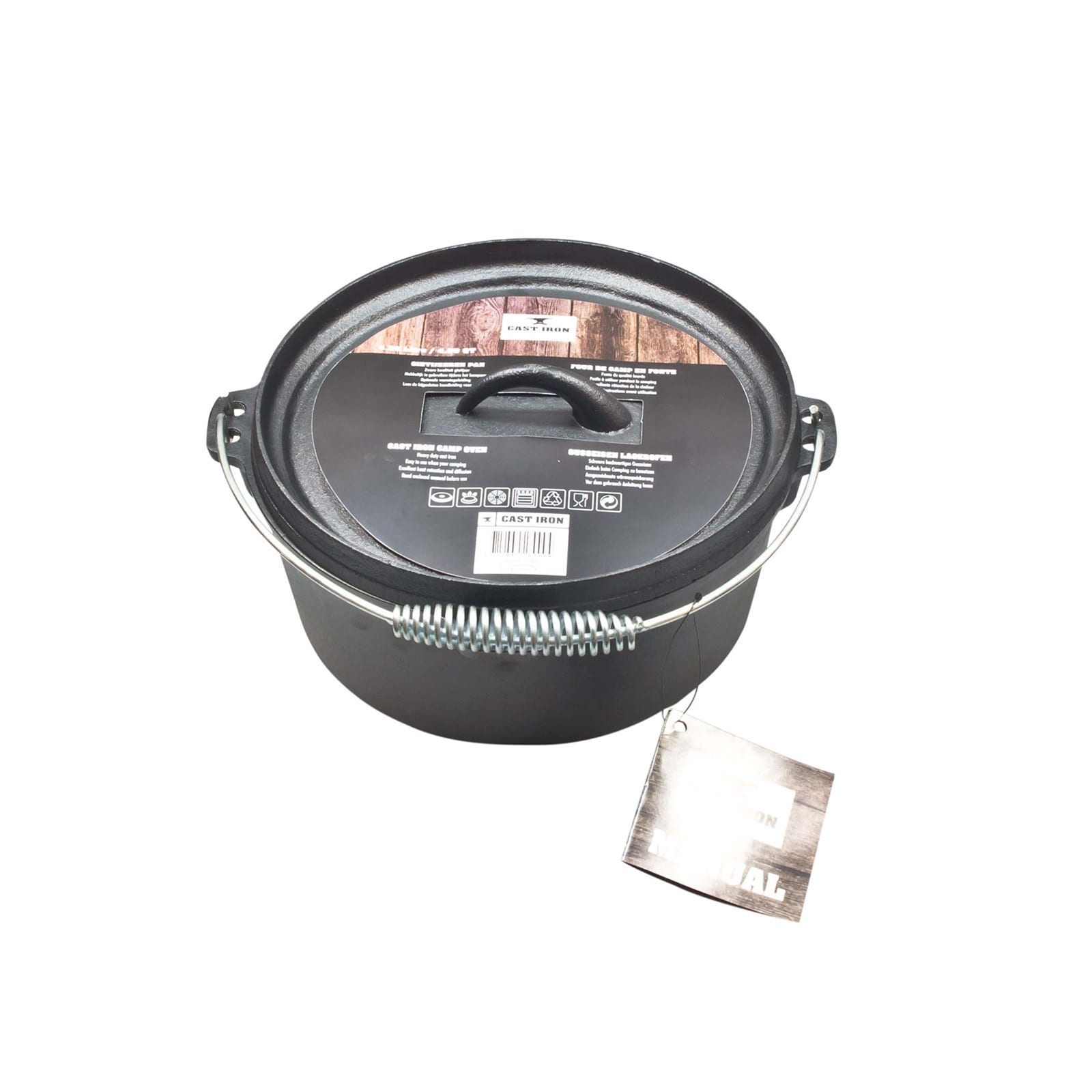 neuetischkultur Topf aus Gusseisen &Oslash; 25 cm mit Deckel 