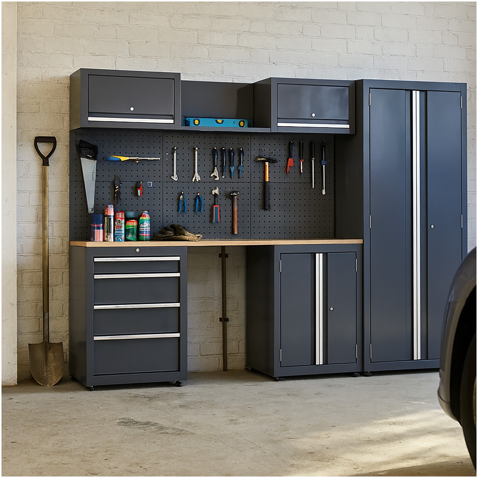 HTI-Living Werkstattwand Havel Grau 