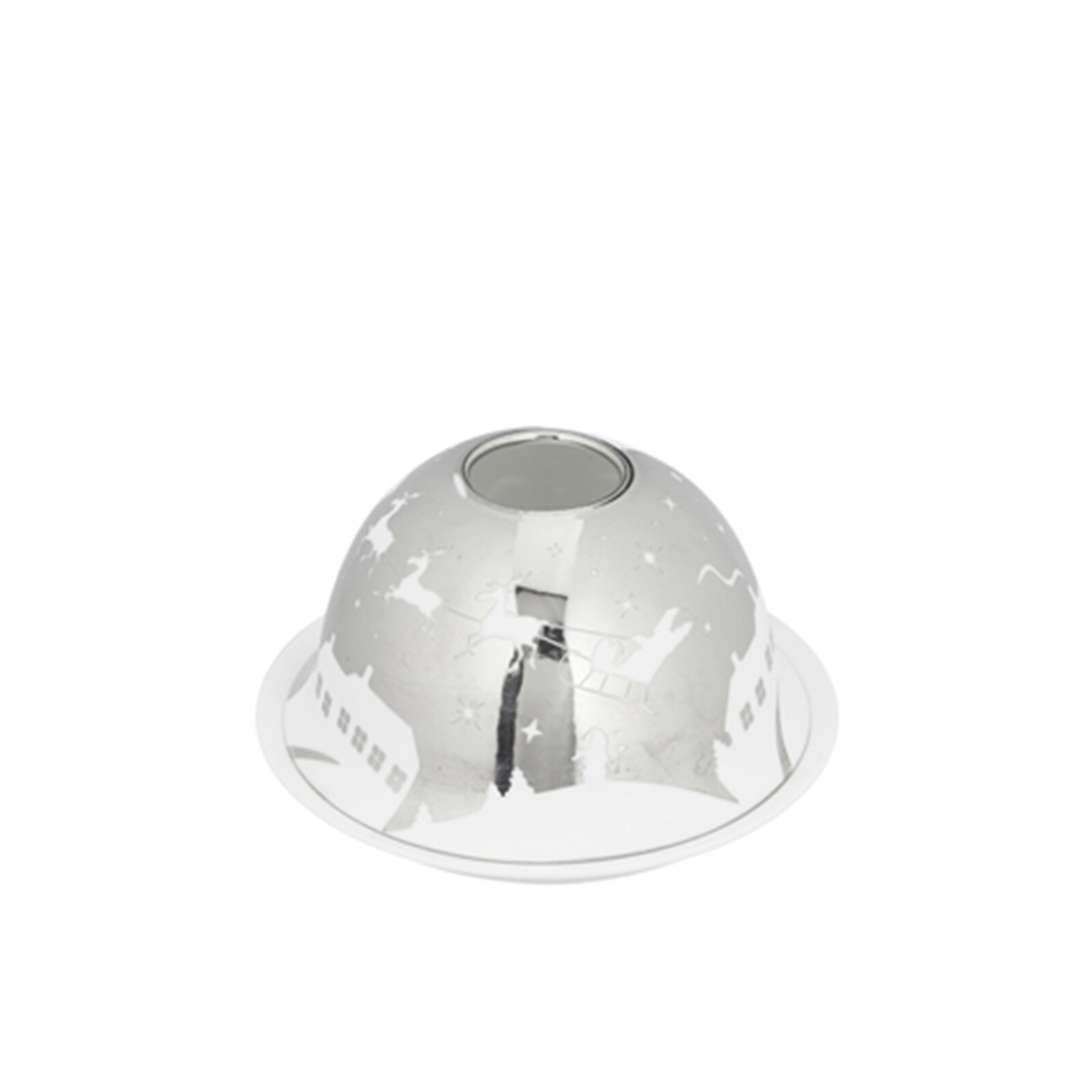 HTI-Living Dome Silber Fliegender Santa Schlitten 
