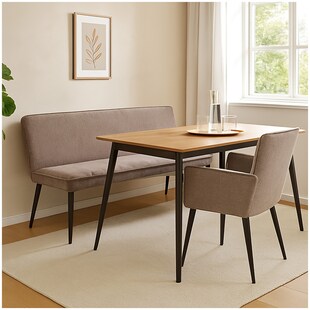 HTI-Living Polsterbank Mesilla Braun 