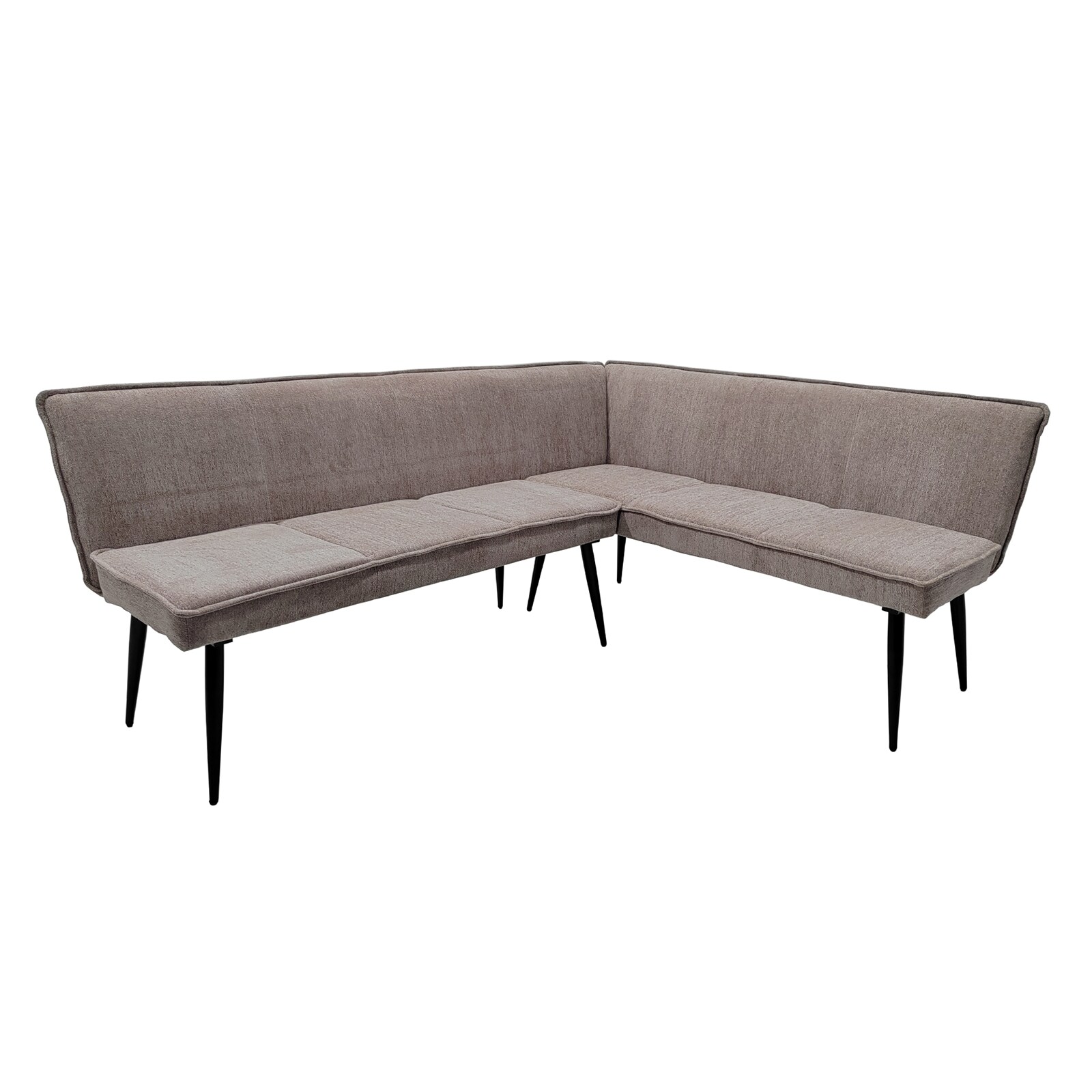 HTI-Living Eckbank 154 x 195 cm Mesilla Braun kurzer Schenkel links 