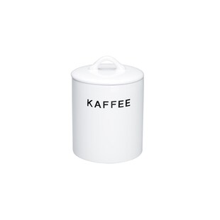 neuetischkultur Vorratsdose Steingut Weiß Kaffee 
