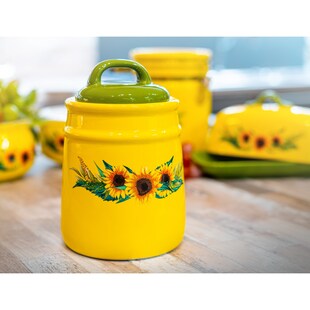 neuetischkultur Lebensmitteldose im Landhausstil 11 x 16 cm Sonnenblumen 