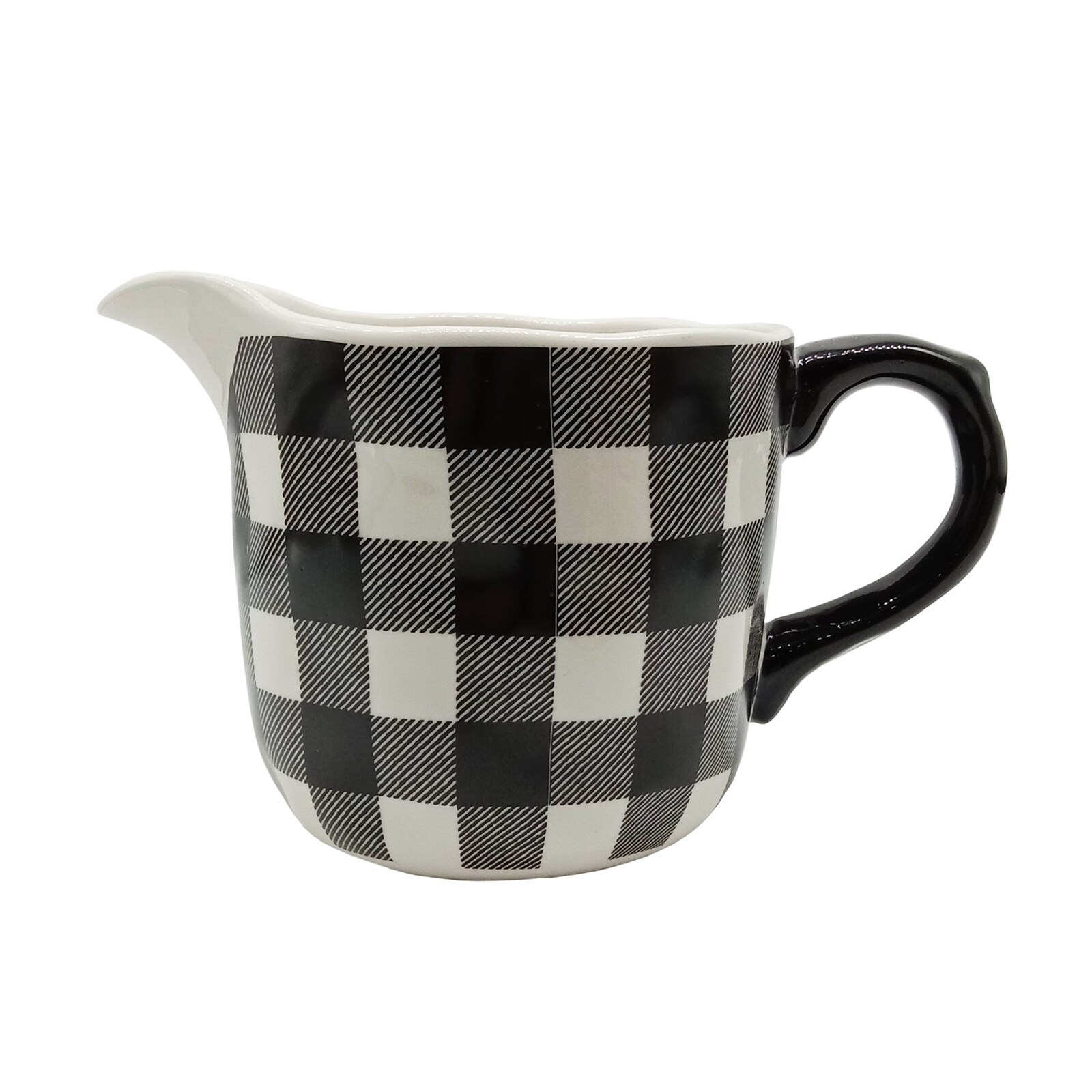 neuetischkultur Milchkrug aus Keramik 800 ml Squares 