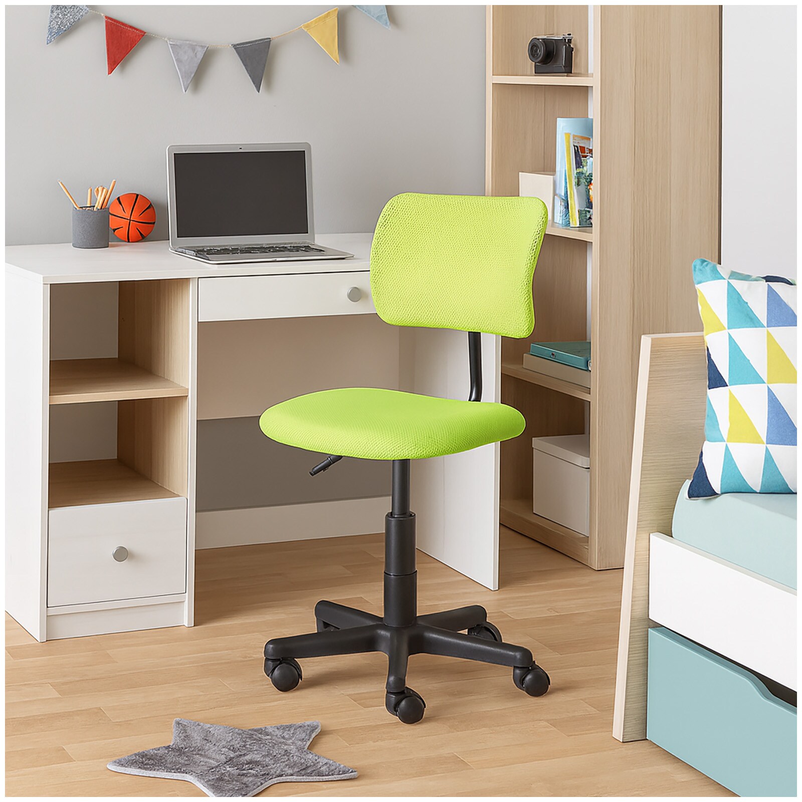 HTI-Living Schreibtischstuhl h&ouml;henverstellbar Fancy Neongr&uuml;n 