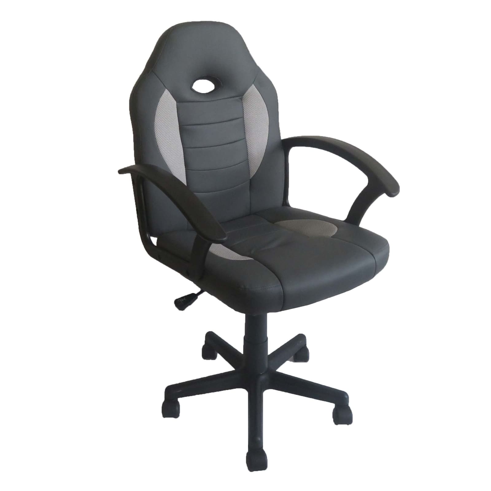 HTI-Living Schreibtischstuhl h&ouml;henverstellbar Daytona Junior Anthrazit-Grau 