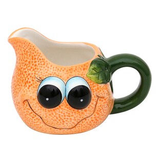 neuetischkultur Milchkännchen mit Gesicht Orange 
