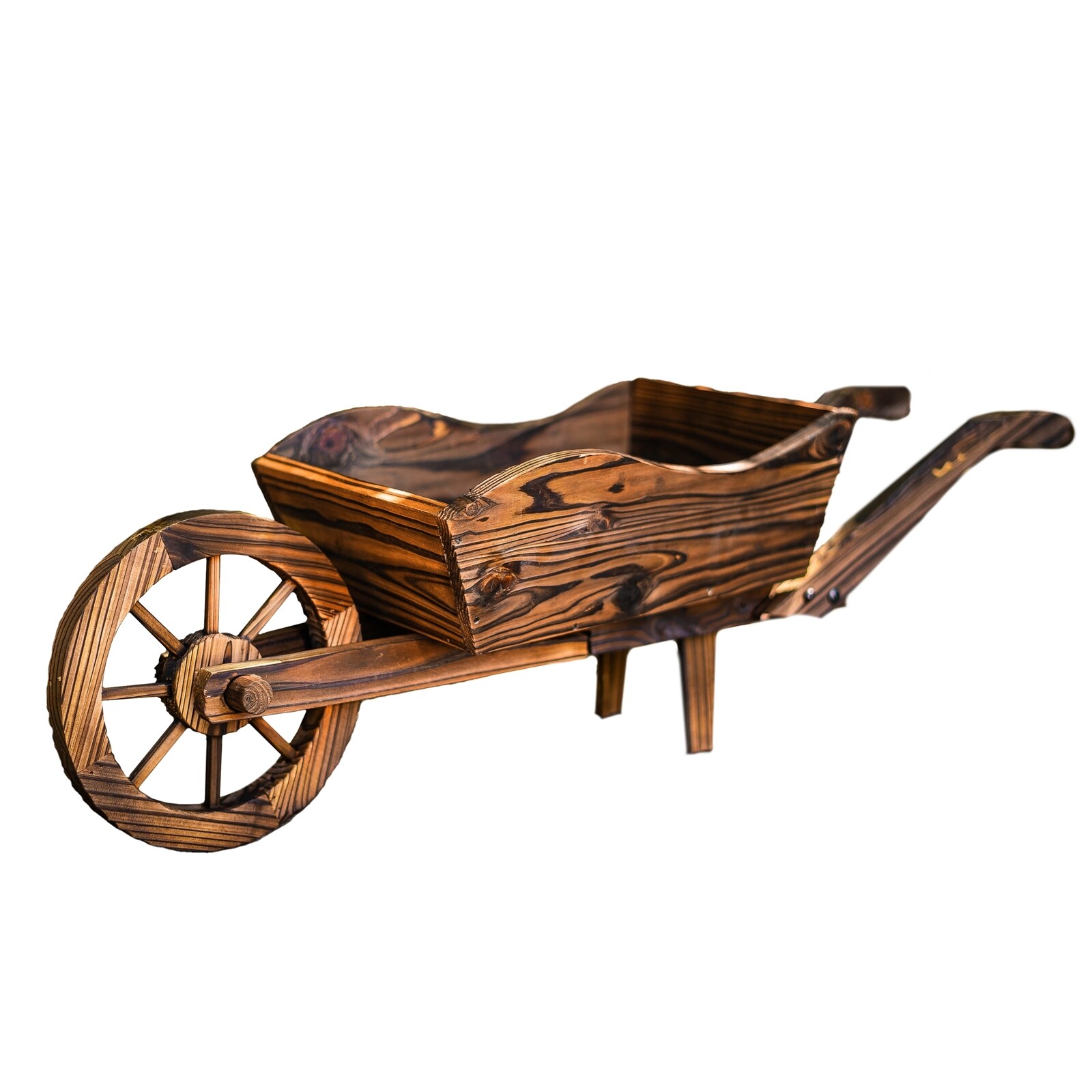 HTI-Living Holzschubkarre Natur Sommerset 