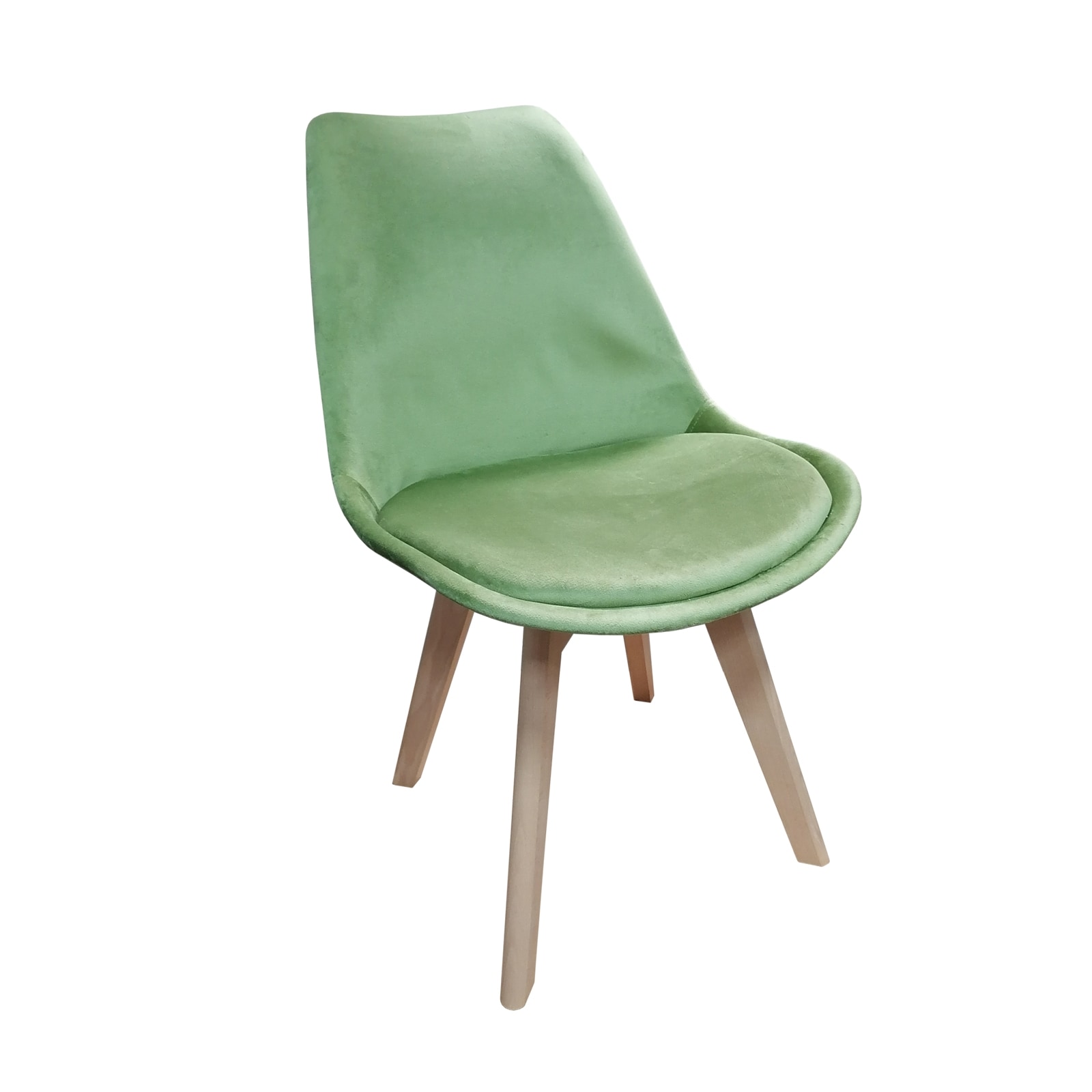 HTI-Living Esszimmerstuhl Samt Atlanta Hellgr&uuml;n 