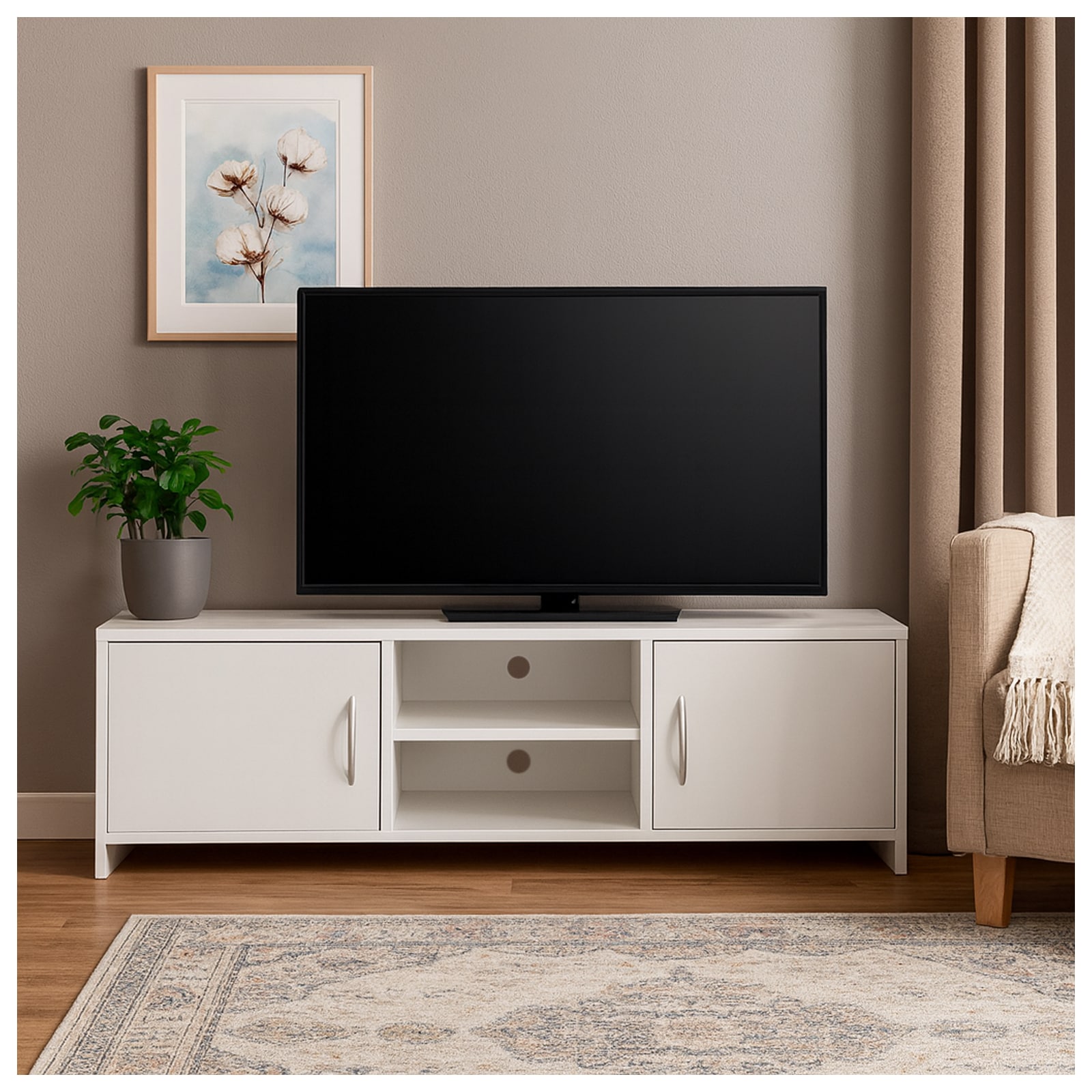 HTI-Living TV-Schrank Thekla Wei&szlig; 