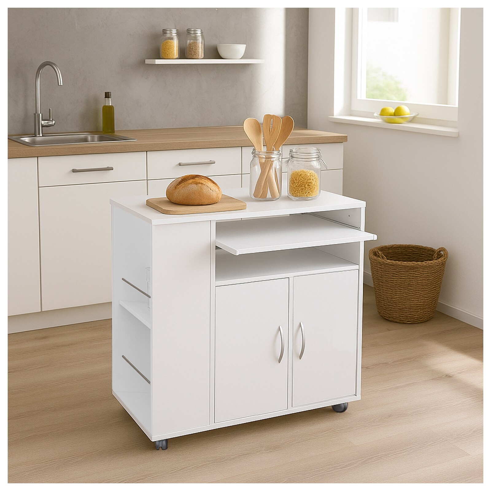 HTI-Living K&uuml;chenschrank Thekla Wei&szlig; 