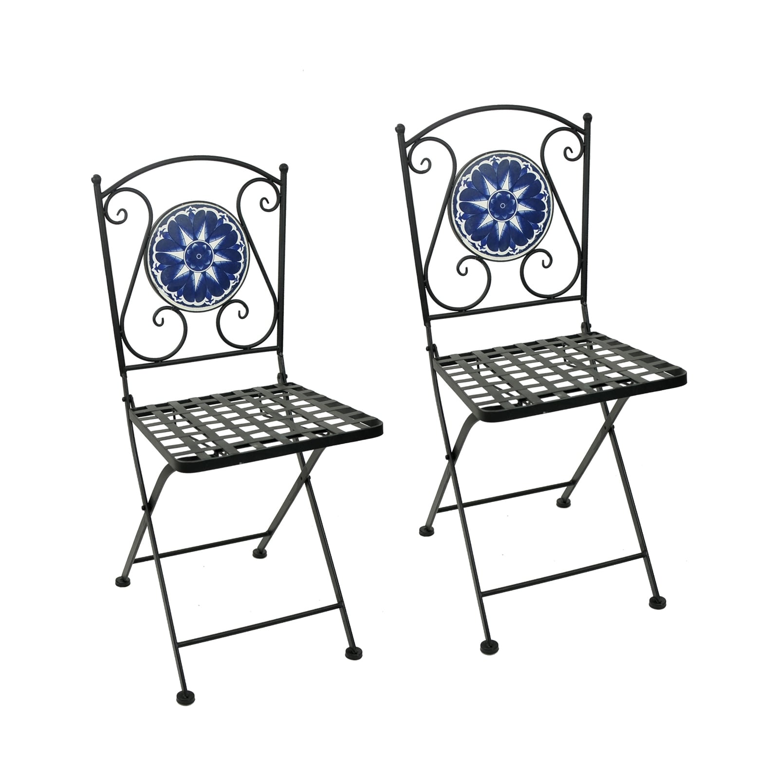 HTI-Living Metallstuhl 2er Set Marokko 