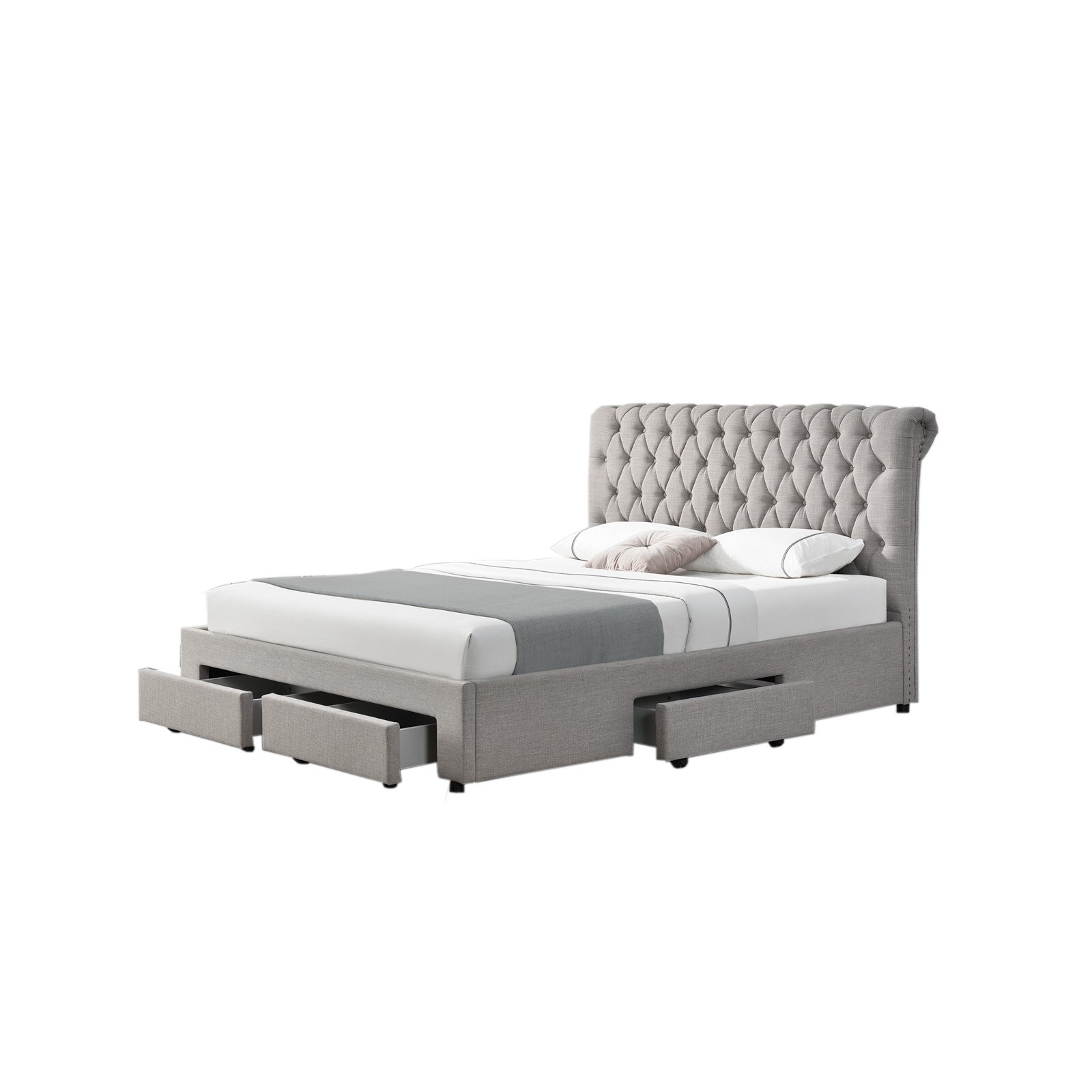 HTI-Living Polsterbett mit Knopf-Steppung Claire 180x200 
