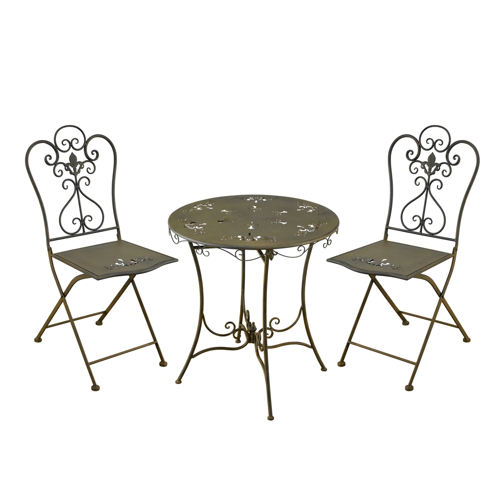 HTI-Living Tischgruppe Braun Lily 