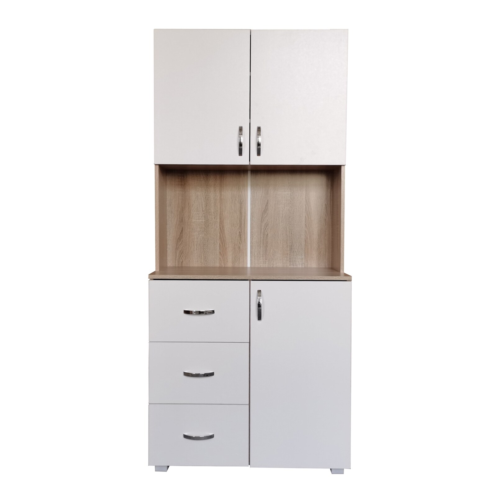 HTI-Living K&uuml;chenschrank Wei&szlig;/Sonoma Blanca 