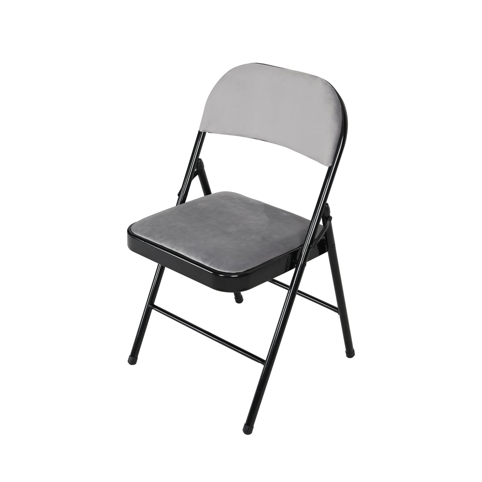 HTI-Living Klappstuhl Velvet Gestell Schwarz 