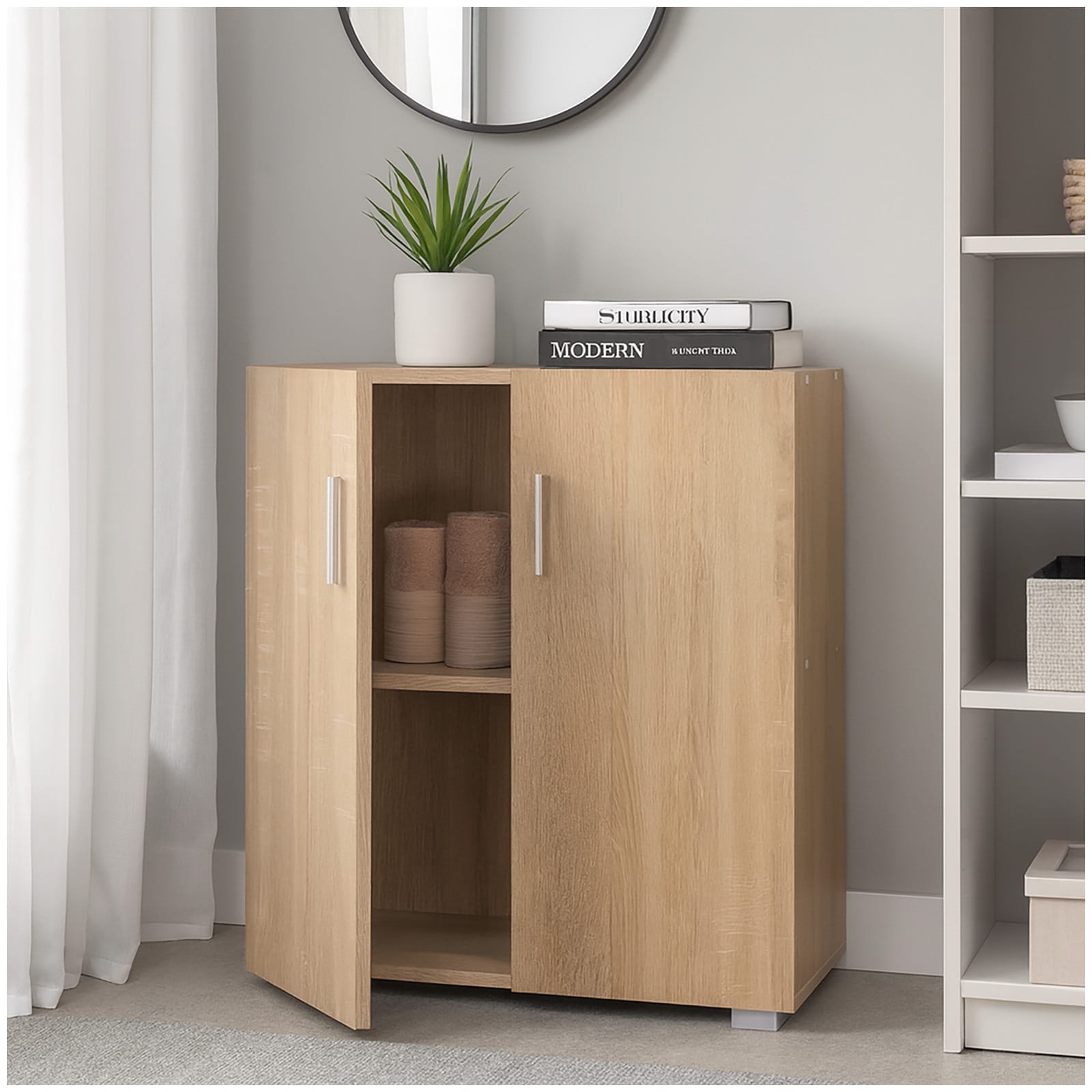 HTI-Living Sideboard 2 F&auml;cher Thekla Sonoma 