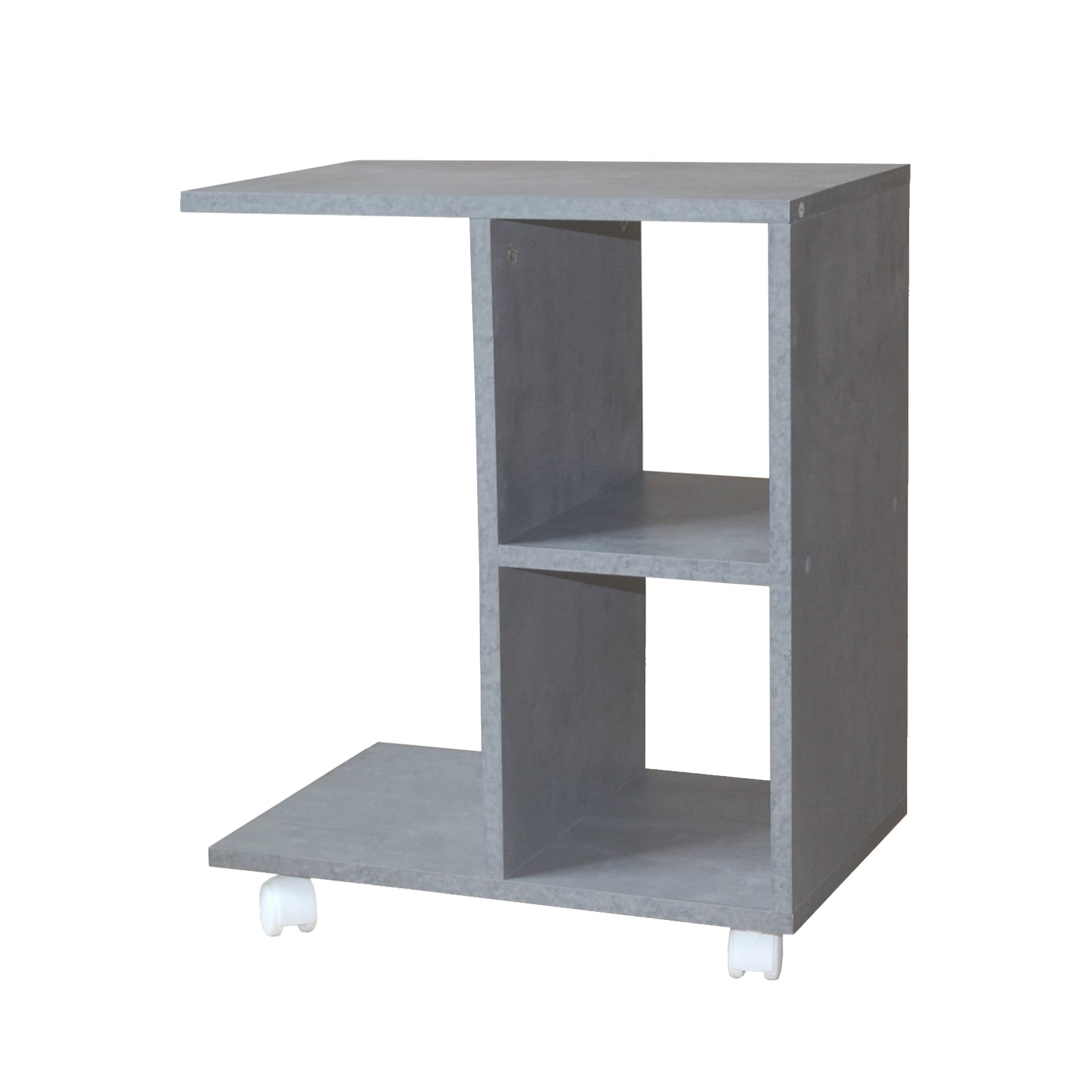 HTI-Living Beistelltisch auf Rollen Thekla Beton 