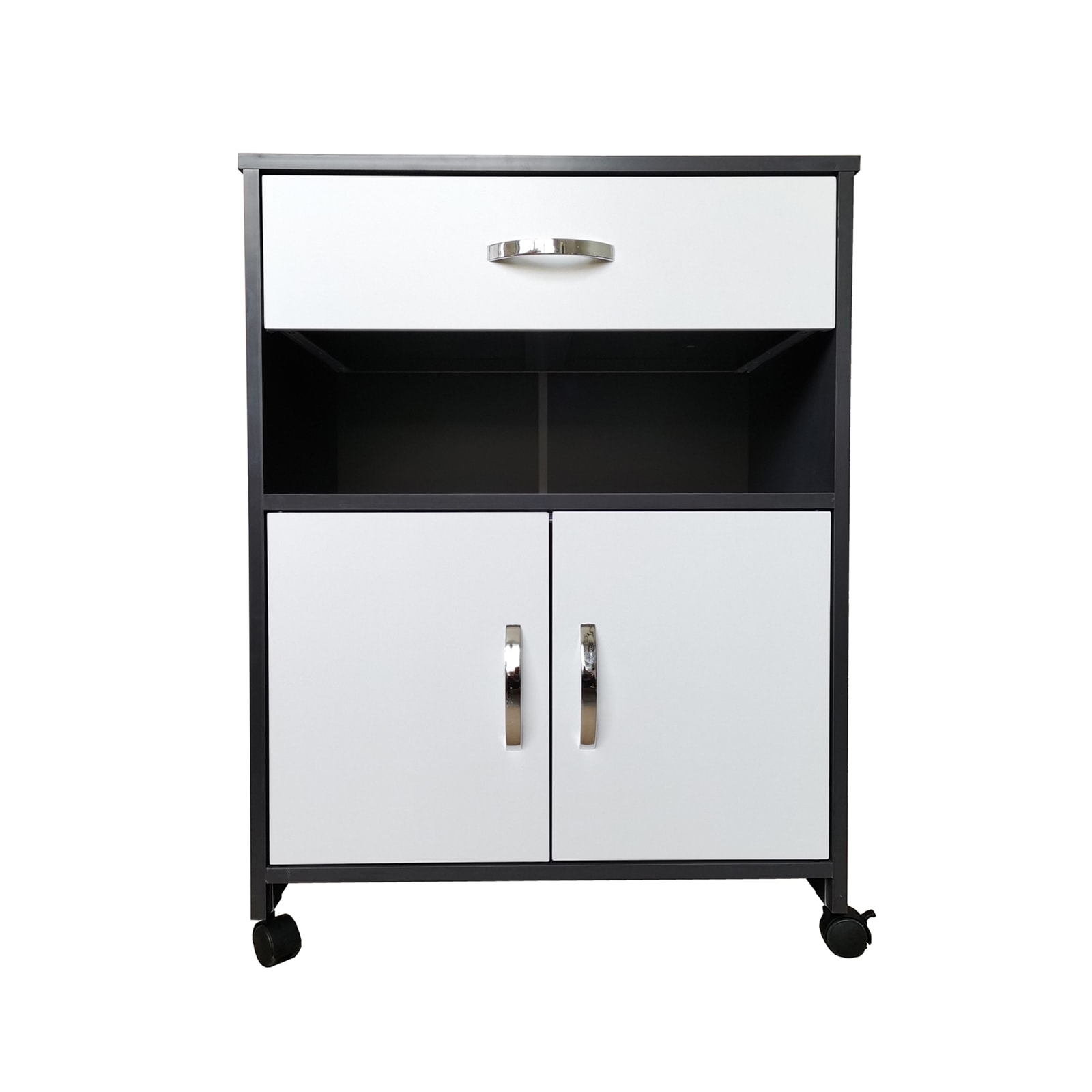 HTI-Living K&uuml;chenschrank Grau/Wei&szlig; Blanca 