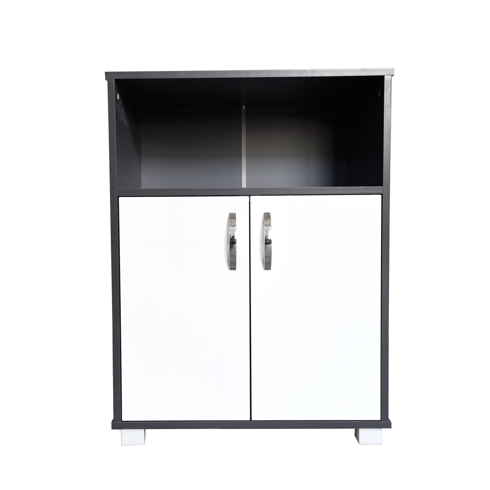 HTI-Living Küchenschrank Grau/Weiß Blanca