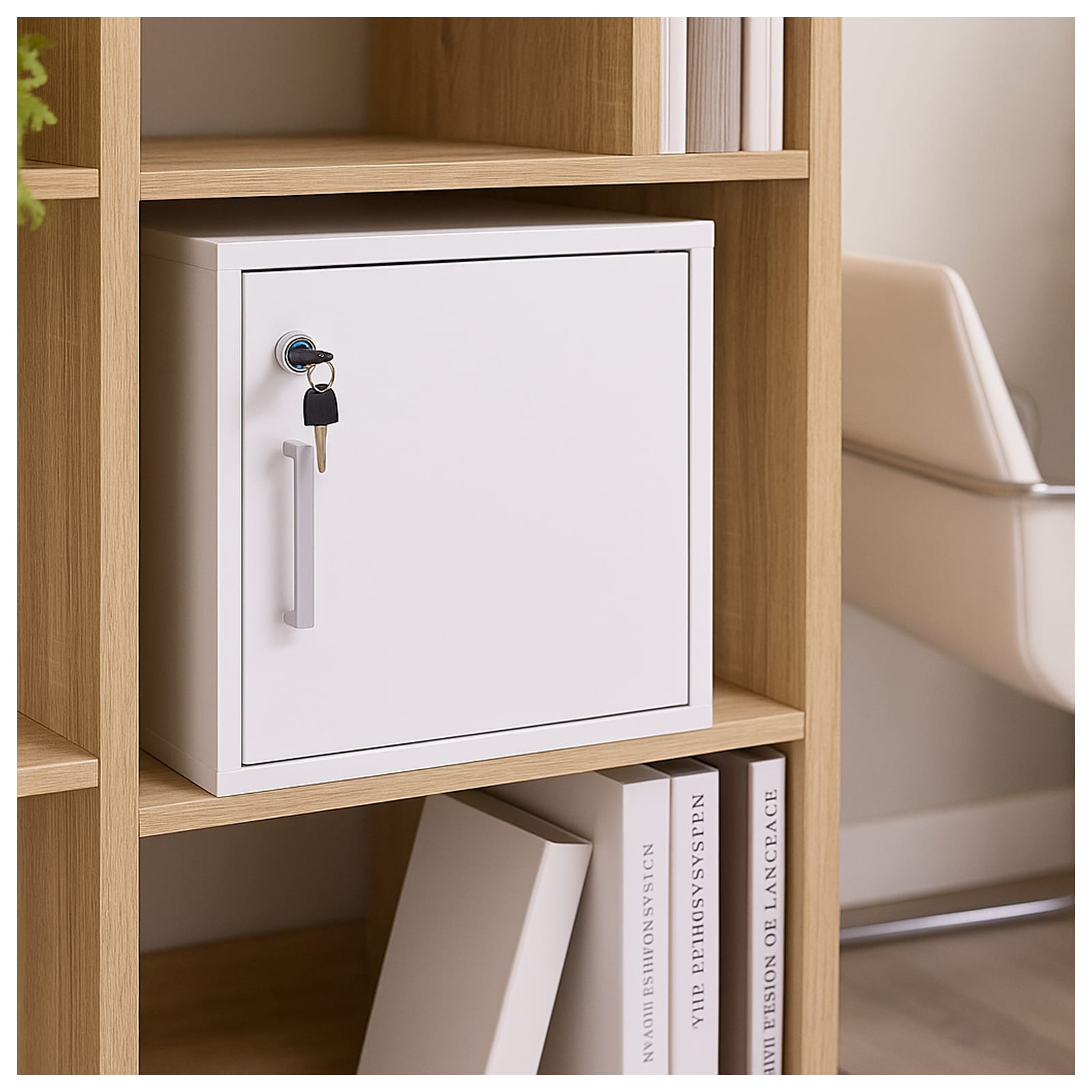 HTI-Living Zimmersafe Malin Wei&szlig; 