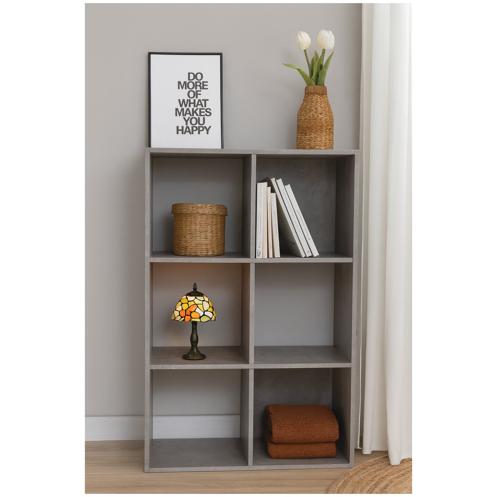 HTI-Living Regal 60x90 Thekla Beton 