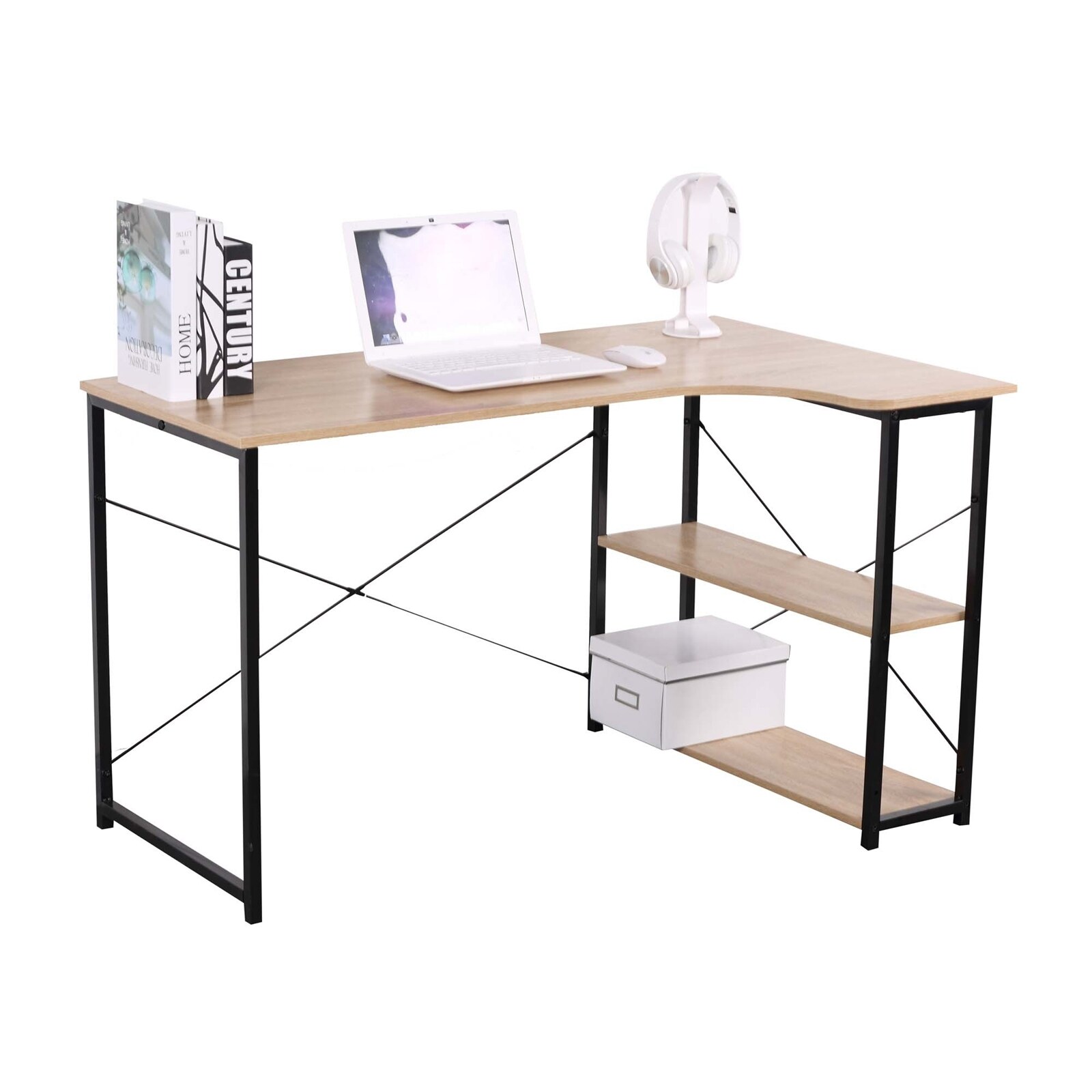 HTI-Living Winkelschreibtisch 120 x 73 