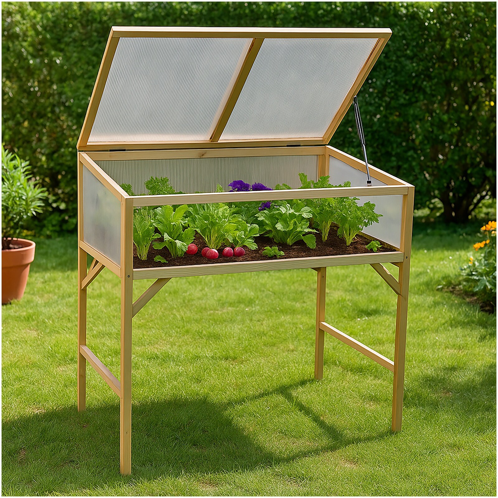 HTI-Living Fr&uuml;hbeet 90 x 50 Kr&auml;uterbeet 