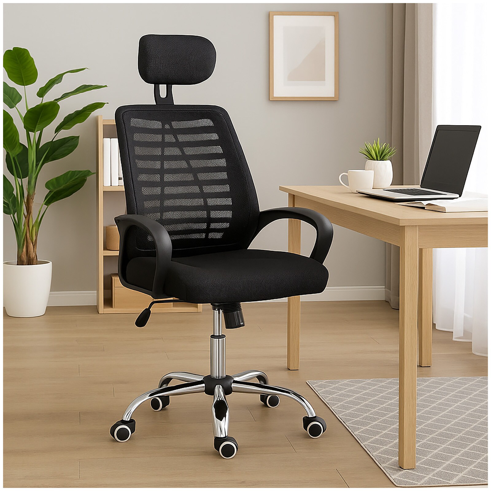 HTI-Living Drehstuhl mit Kopfst&uuml;tze Terry 