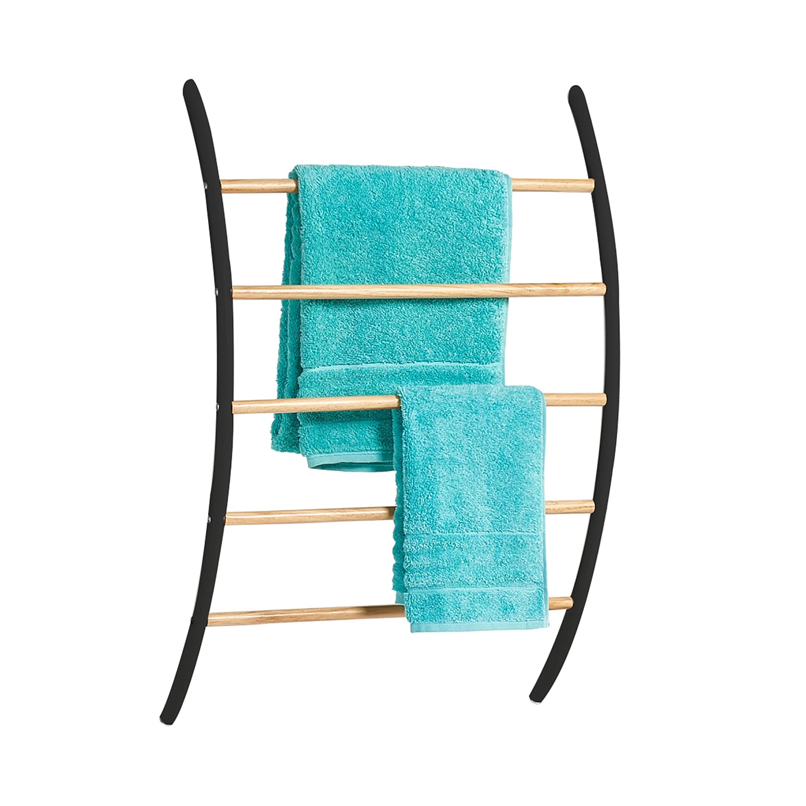 HTI-Living Handtuchhalter f&uuml;r die Wand mit 5 Stangen 