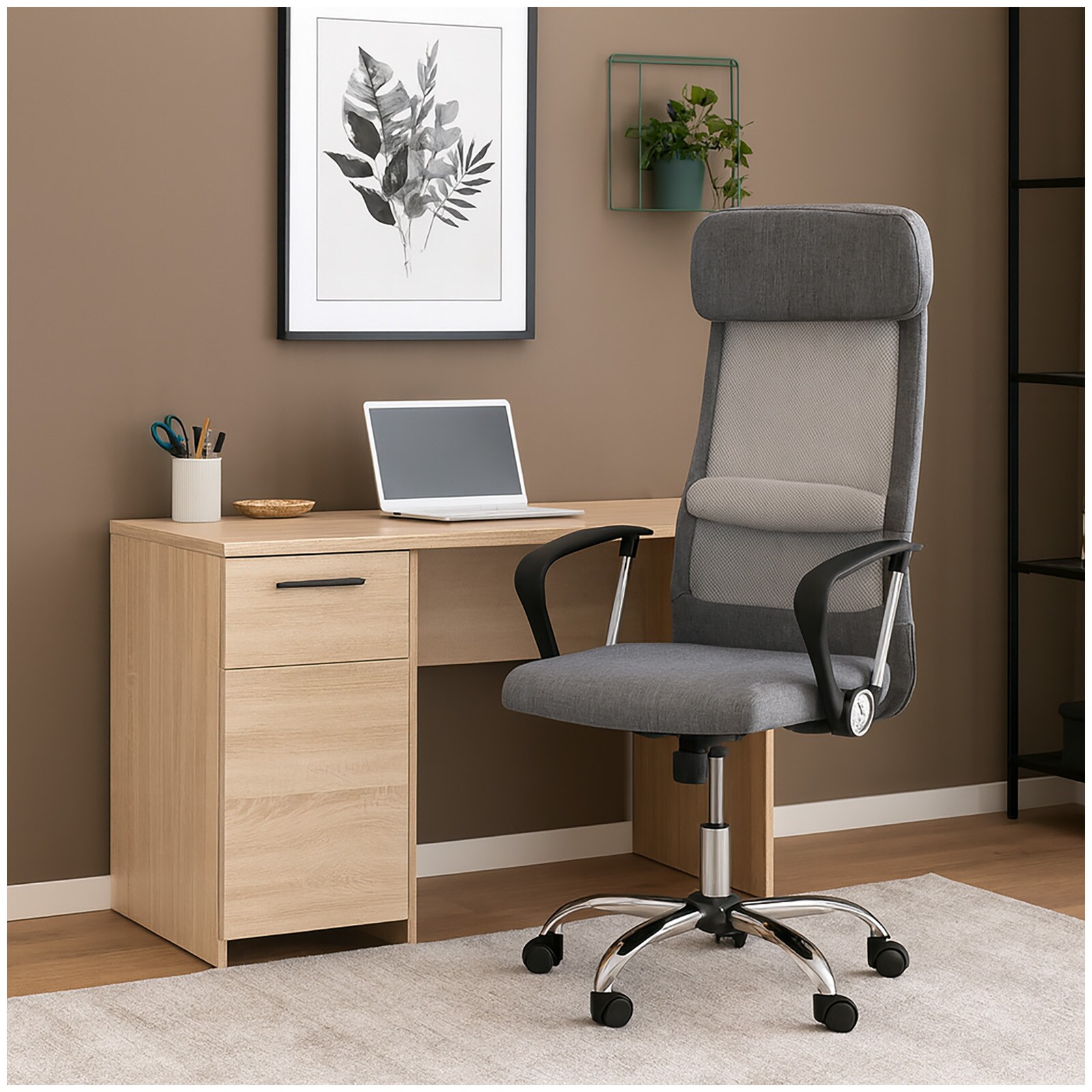 HTI-Living Drehstuhl mit Meshgewebe Simon