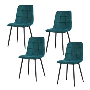 HTI-Living Esszimmerstuhl 4er Set Grün Mesa 