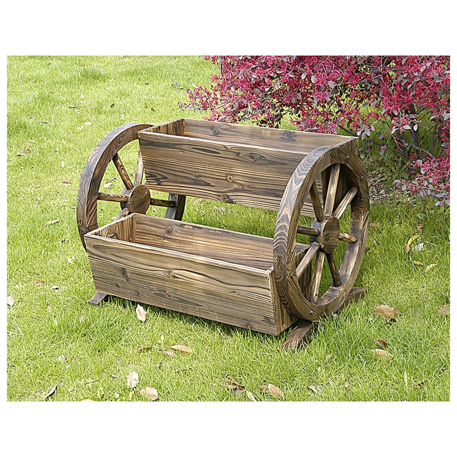 HTI-Living Blumenkasten mit 2 Pflanzgef&auml;&szlig;en Rustikal 