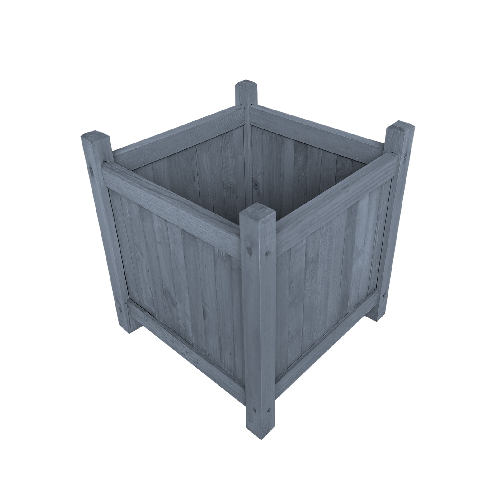 HTI-Living Blumenkasten 36 x 36 cm Grau Heidi 