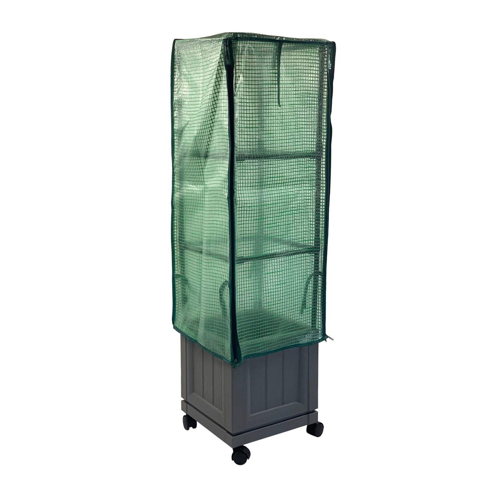 HTI-Living Gew&auml;chshaus 30x30x106 cm mit Rollen 