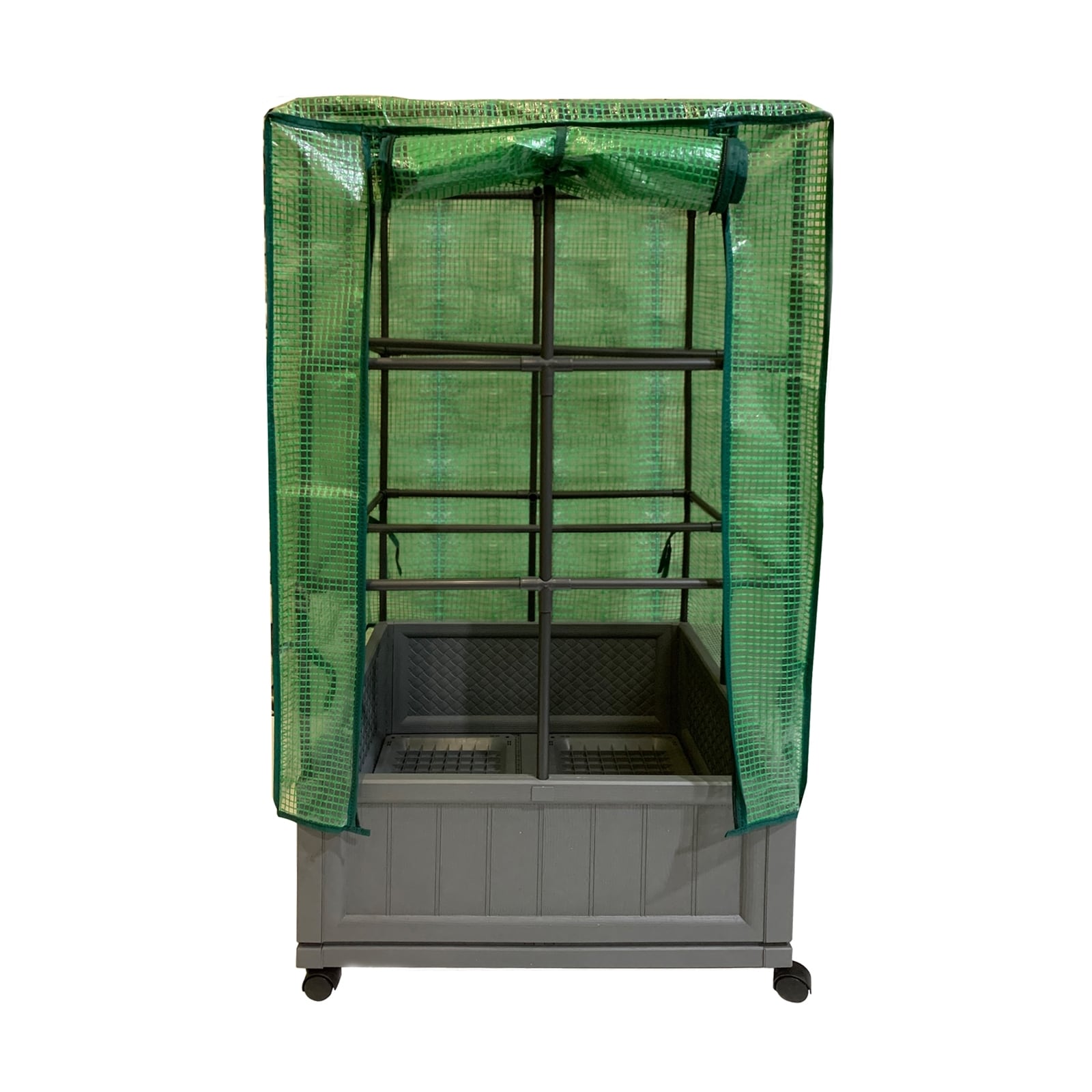 HTI-Living Gew&auml;chshaus 60x60x106 cm auf Rollen 