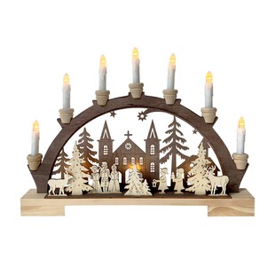 HTI-Living Leuchtbogen Sternensinger vor der Kirche 