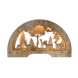 HTI-Living Leuchtbogen Rehfamilie 