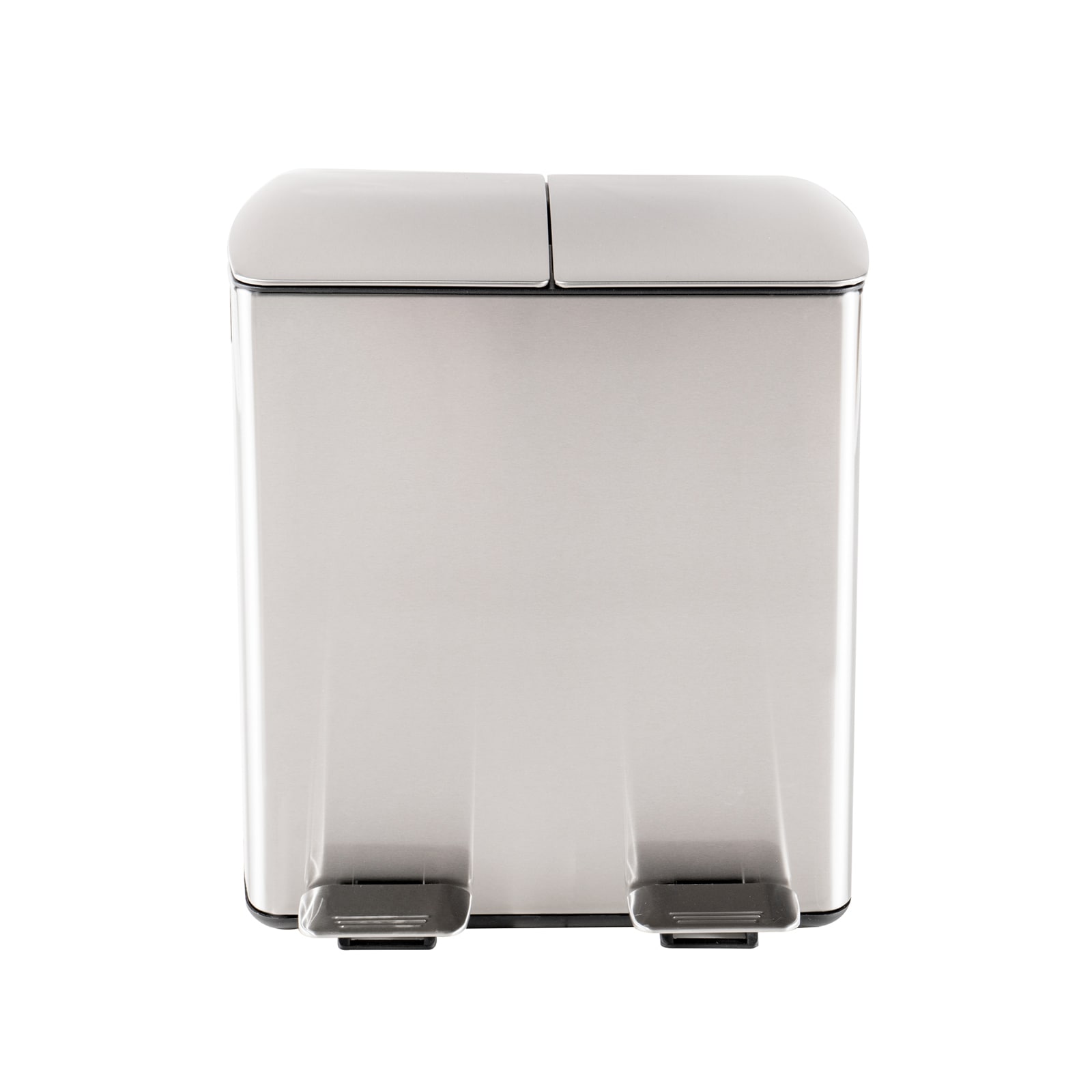 HTI-Living Duo M&uuml;lleimer 40 Liter Silber 