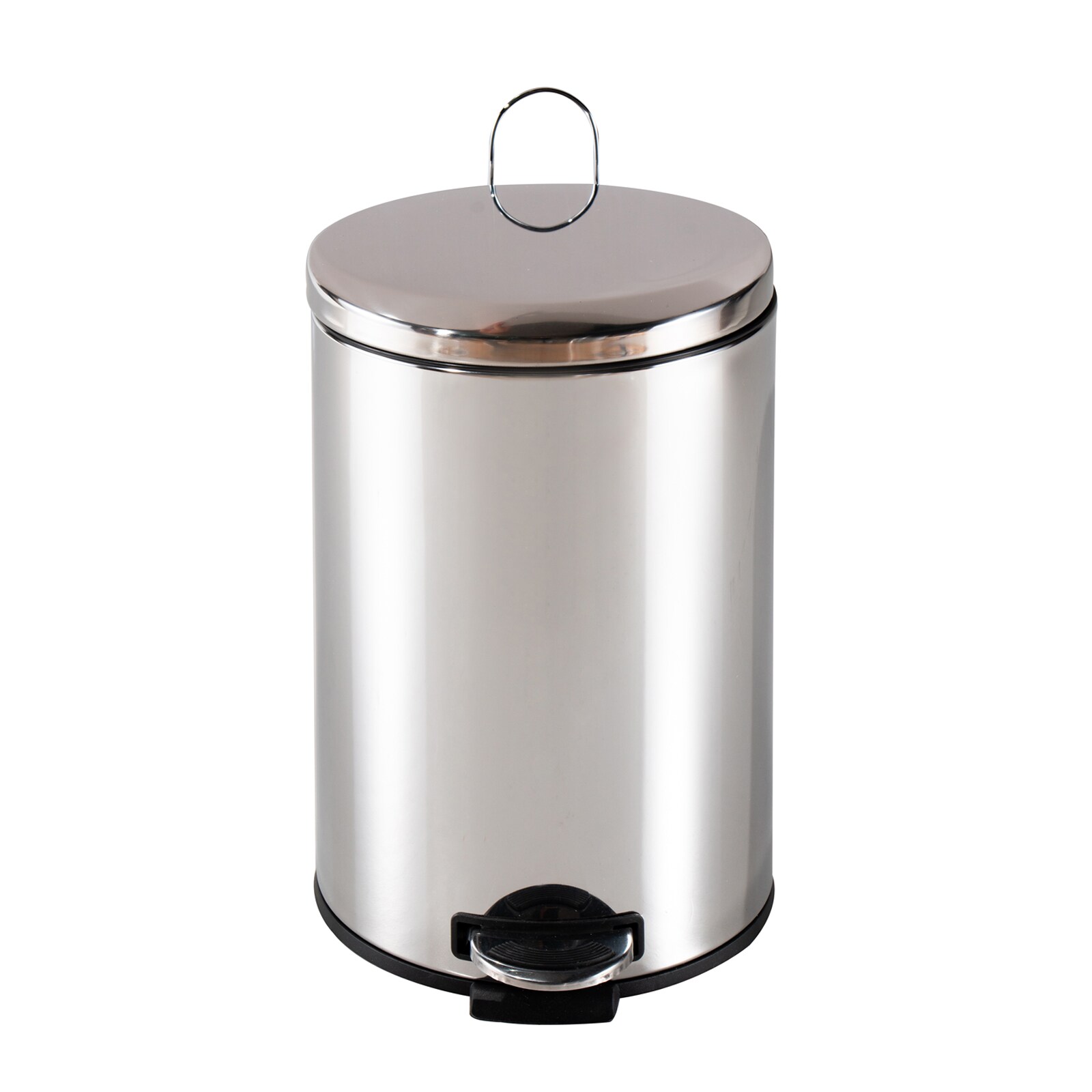 HTI-Living M&uuml;lleimer 12 Liter Silber Jannik 