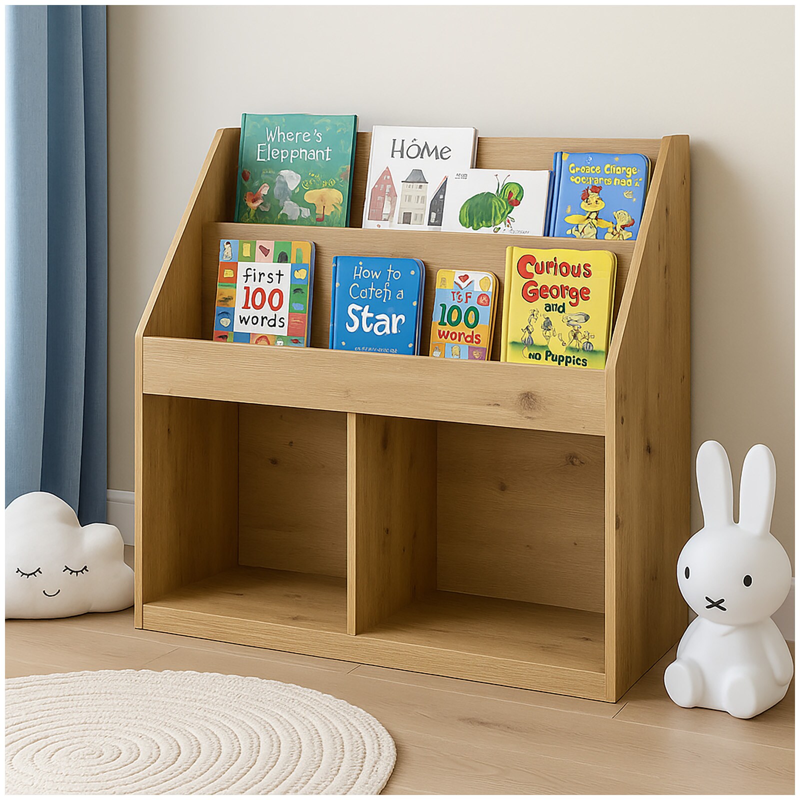 HTI-Living B&uuml;cherregal f&uuml;r Kinderzimmer Thekla Artisaneiche 