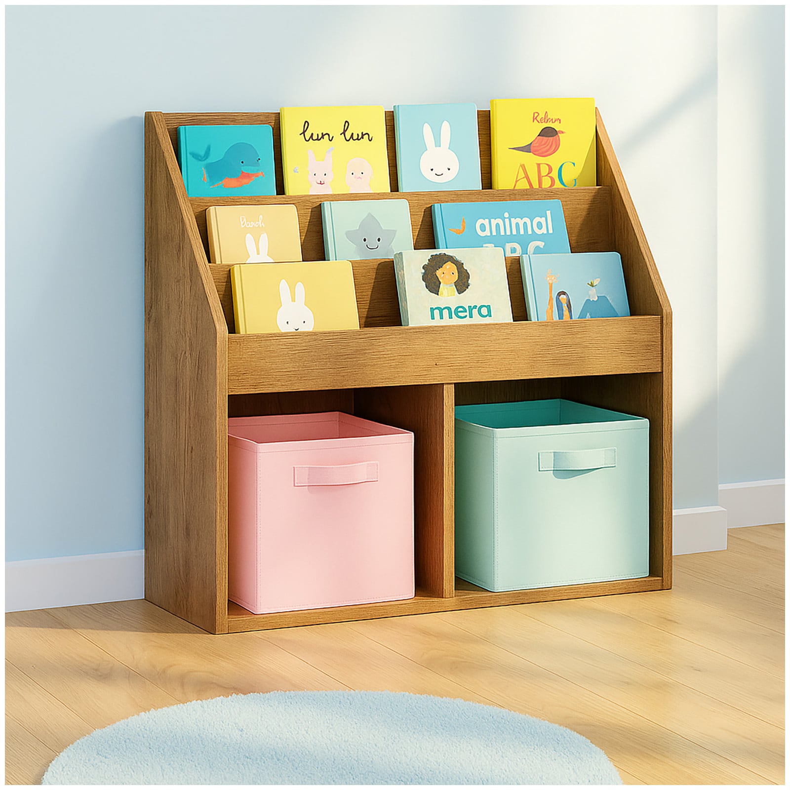 HTI-Living B&uuml;cherregal f&uuml;r Kinderzimmer Thekla Eiche 