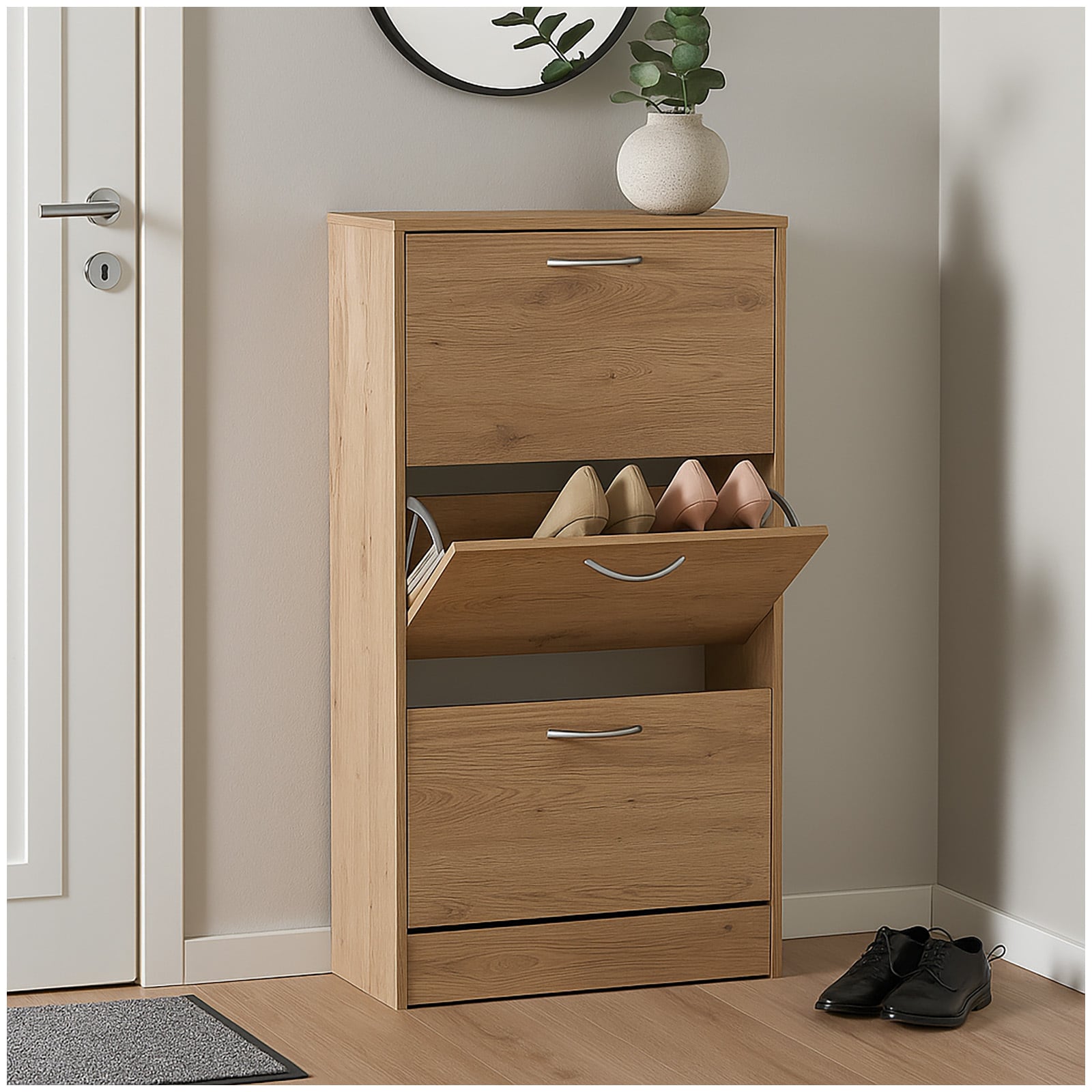 HTI-Living Schuhschrank Thekla Artisaneiche 