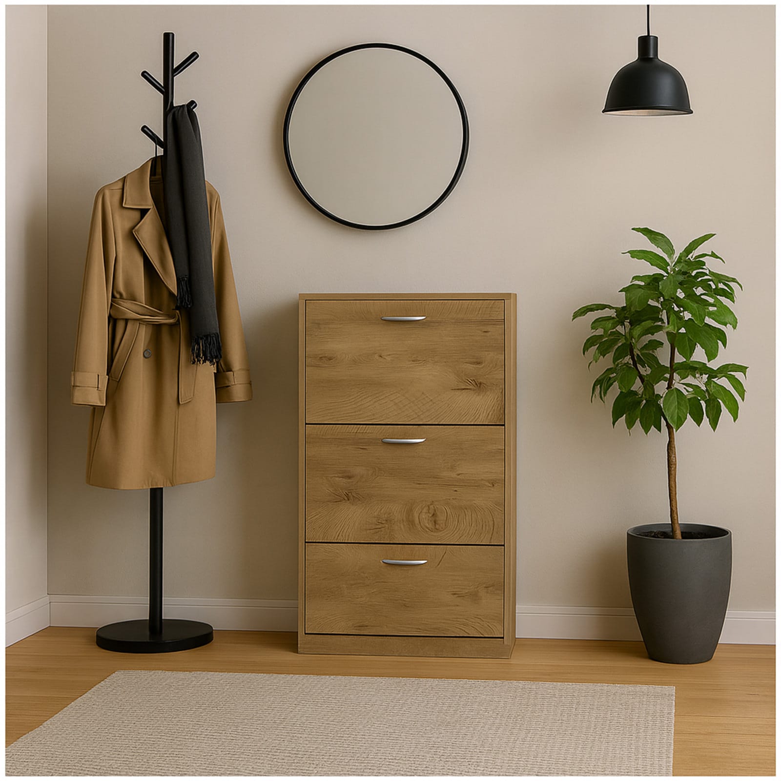 HTI-Living Schuhschrank Thekla Baumscheibe 