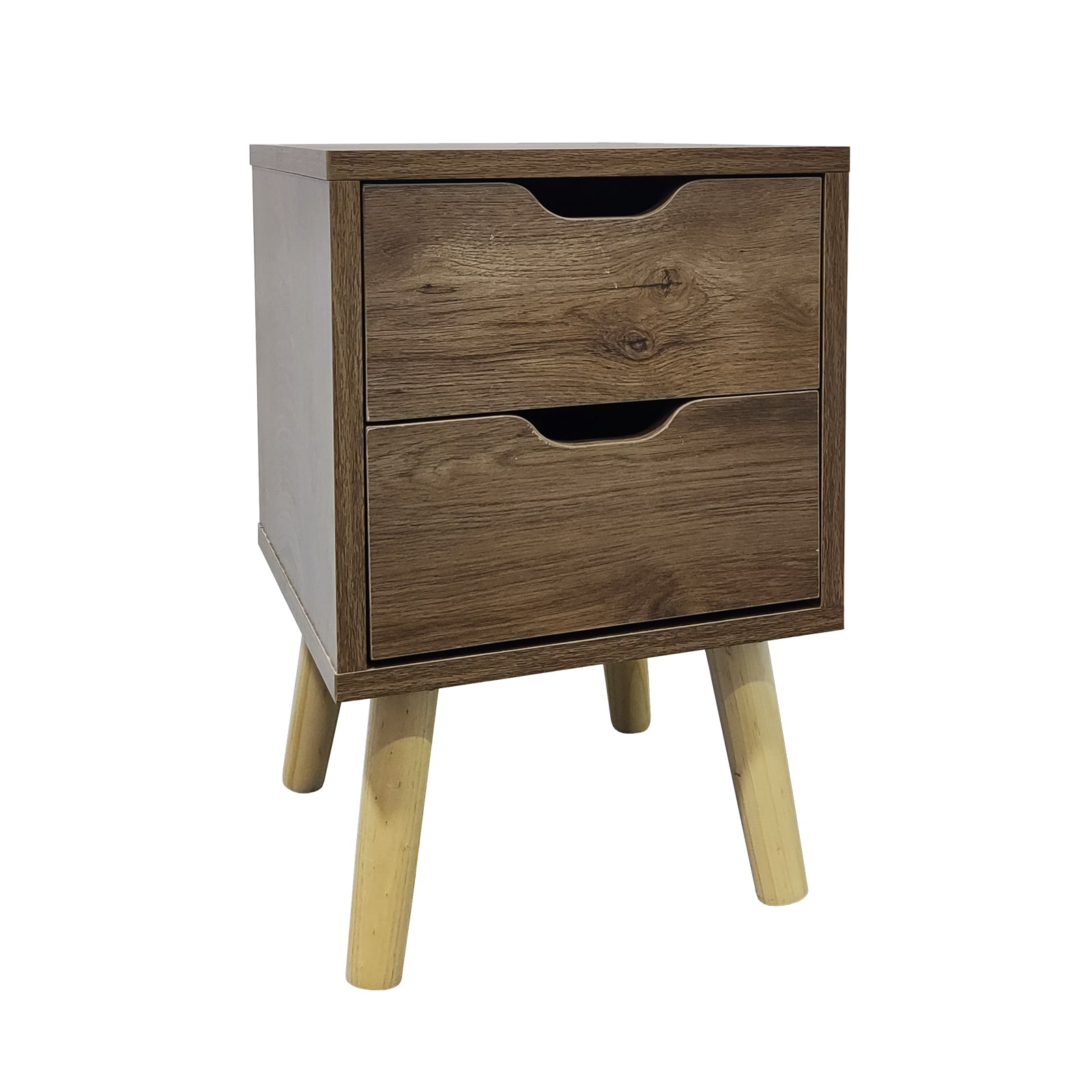 HTI-Living Nachttisch 2 Schubladen Thekla Eiche 