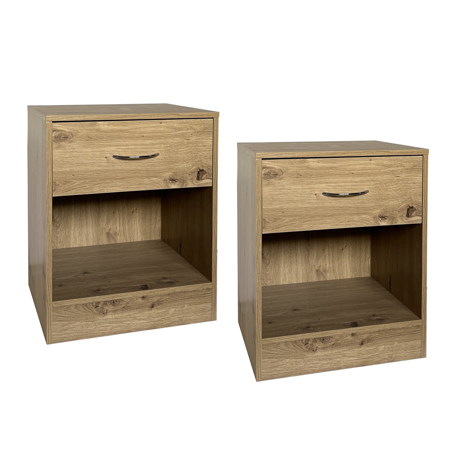 HTI-Living Nachtschrank 2er Set Thekla Artisaneiche 