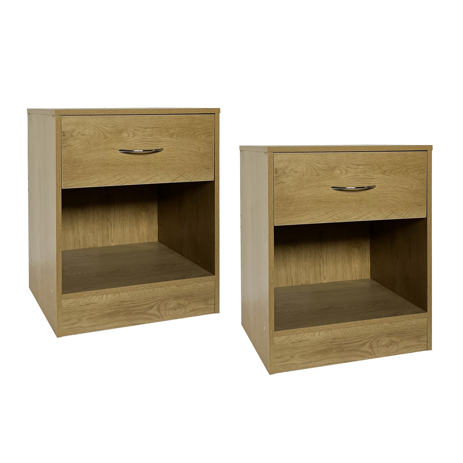 HTI-Living Nachtschrank 2er-Set Thekla Baumscheibe 