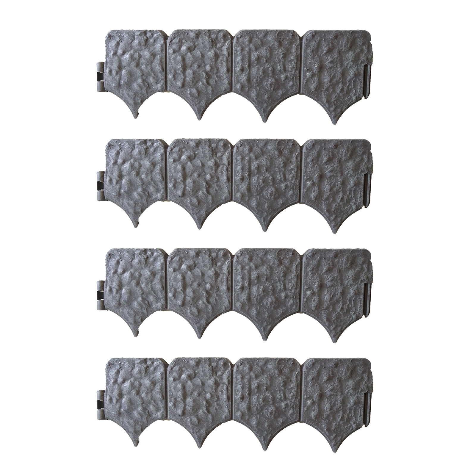 HTI-Living Beeteinfassung 650 cm Steinoptik 