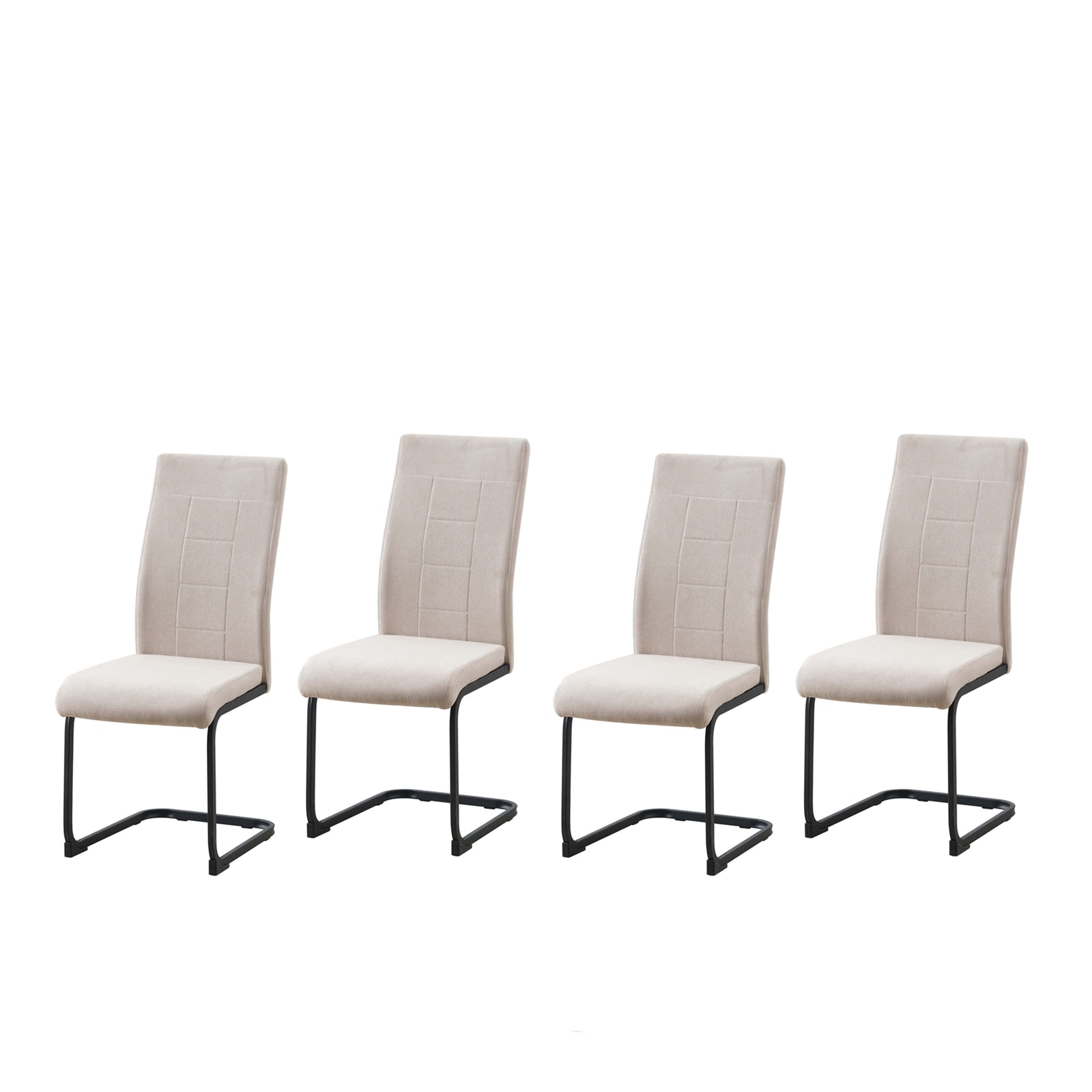 HTI-Living Esszimmerstuhl LennyP 4er-Set Creme 